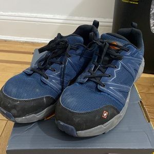Merrell Safety Toe Sneakers size 11 US Wide Navy Blue Grey